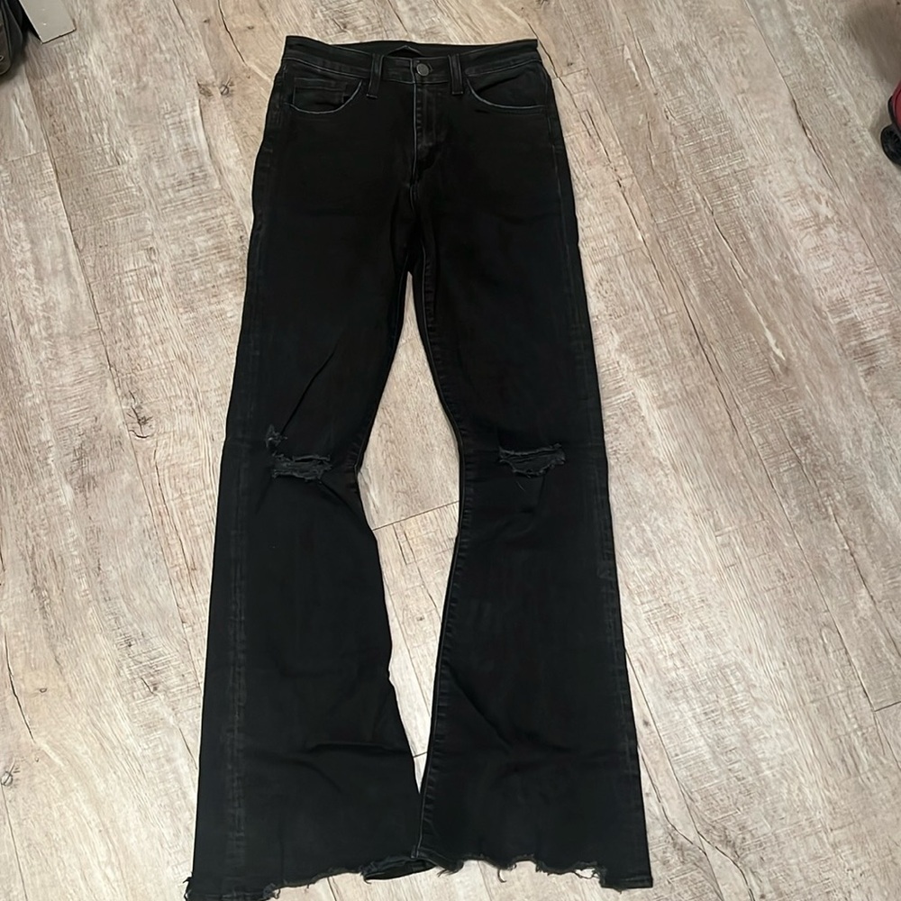 Flying monkey flare jeans